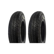 Ecovelo - 2 Pneumatici 4.00 10 Copertoni Tubeless 4 p.r. Per Ruote Carrello Rimorchio