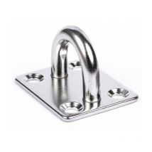 2 Pontets sur platine rectangulaire inox D5x35x30