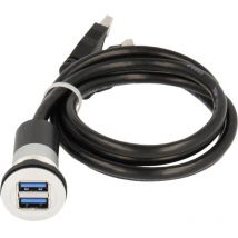 2 prese usb 3.0 a, 2 spine usb 3.0 a RRJ2USB3 Schlegel Contenuto: 1 pz.