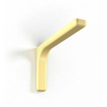 2 pz reggimensola supporto staffa mensola plastica metallo 12cm frassino