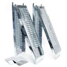 Le Poisson Qui Jardine - 2 Rampes en Aluminium pour Véhicules : 400 kg, Longueur de 180 cm