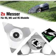 Xiiw - 2 Remplacement des lames de coupe de couteau pour robot robotique robot rs rc ms en acier inoxydable