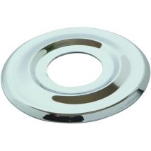Rosace plate chromee 3/4
