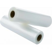 2 rouleaux film professionnel stable, Sacs soudure Film Roulettes Grande 20 x 500 cm Convient pour tous les recettes à stocker sous