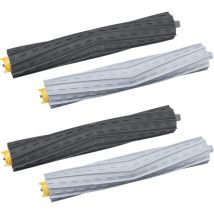 2 Rubber Brush Kit for iRobot 800 & 900 Series Robot Vacuum Cleaner, Replacement Roller Brush for Roomba 850 860 861 866 870 880 890 960 980