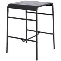 2-seater metal high garden table, Amelia 70cm, Anthracite, 70x70x95 cm