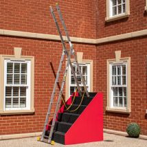 Trade Master Pro - 9-Rung 2 Section Stair Combination Ladder
