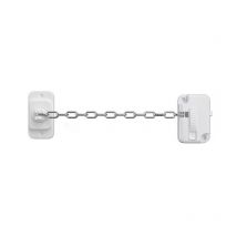 Linjou - 2 serrature di sicurezza per finestre per bambini, serrature di protezione per finestre per bambini regolabili, per serratura per porta,