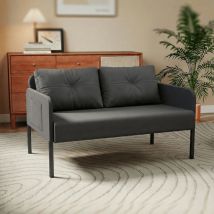 2-sitzer-sofa, 110 Cm, Minimalistisches Design, Kleines 2-sitzer-sofa Mit Hoher Rückenlehne Und Komfortablem, Atmungsaktivem Stoff, Ideal Für Das 
