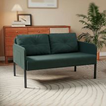 2-sitzer-sofa, 110 Cm, Minimalistisches Design, Kleines 2-sitzer-sofa Mit Hoher Rückenlehne Und Komfortablem, Atmungsaktivem Stoff, Ideal Für Das 