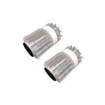 2 Spazzole Posteriori Corte Termofuse su Rullo con Anelli Wonder per Robot Piscina Maytronics Dolphin Zenit 55 – 60 - 70 / Poolstyle 60 / m 550 – m