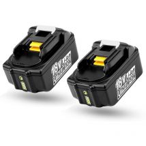 2 Stück Akku Bl1850 Bl1850b Für Makita 18v 5,0ah Bl1860b Bl1860 Bl1840b Bl1830b Bl1815 Bl1820 197280-8 Bl1845 Li-ion Lxt Ersatzakku Für Makita Dc18rc 