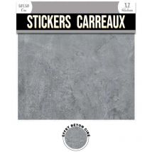 2 Stickers effet béton ciré