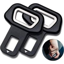 Linghhang - 2 Stück Auto-Sicherheitsgurtschnalle, Sicherheitsgurtalarm, Sicherheitsgurtschnallenclip, Autoriegel