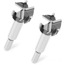 2 Stück Forstnerbohrer 28mm, Forstner bohrer Bit, Holzbohrer Oberfräser Fräsköpfe Topfbohrer für Holz,Hartholz