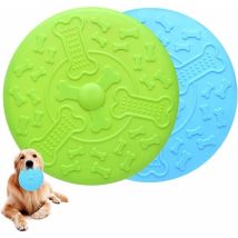 Shining House - Stück Frisbees Für Hunde, Hundescheibe Ø 18,5 Cm, Frisbee Für Tiere, Gummi-flugscheibe Für Spiele, Sport, Bewegung Und Spielen Im 