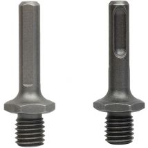 Beijiyi - 2 Stück M14-Außengewinde auf sds Plus-Innen- und Innendreiecksadapter zum Bohren mit Schleifmaschinen