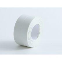 Linghhang - 2 Stück Weiß) Flexible Sockelleiste - Abschlussleiste Für Küche Und Bad 22mm 3,2m, Selbstklebende Dichtung, Flexible Falzleiste, 