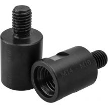 Coocheer - 2 Stück Winkelschleifer-Aufsatzadapter M14 Innengewinde auf M10 Außengewinde Adapter Umrüstwerkzeug Schleifer-Konverter