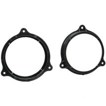 Adnauto - 2 Supports Haut-Parleur compatible avec Dacia Nissan Opel Renault Smart - D165mm