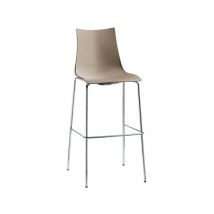 Scab Design - 2 Tabourets de bar design - zebra technopolymer 80cm - lot de 2