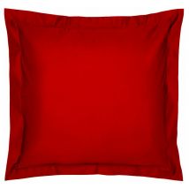 2 Taie D'oreillers 65 x 65 cm - Rouge