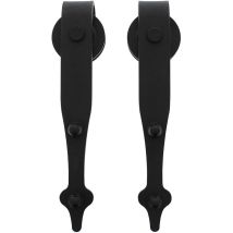 Intersteel - 2-teiliges Laufrollen-set Classic 290 Mm Schwarz