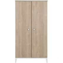 Kleiderschrank 2 Türen Marcel - Französische Herstellung