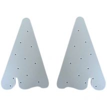 Animood 2 Tuteurs de Redressage d'Oreilles Mousse pour Chien Malinois, Berger Allemand, Doberman - Souples et Confortables, Aide au Maintien des