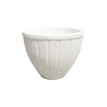 Anaparra - 2 unités Jardinière en Gravier Lavé Lúpulo 68x51cm. Blanc