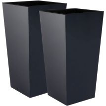 2 Urbi 49 -liter, unités en pot en plastique, 32,5 x 32,5 x 61 cm anthracite