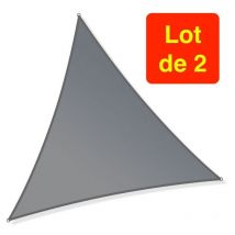 Le Poisson Qui Jardine - 2 Voiles dâ 'Ombrage : 3 x 3 x 4,2 m Protection Contre le Vent, le Soleil et les Rayons uv 30+ pour Votre Jardin et Balcon