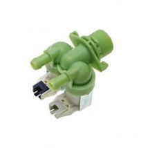 Ersatzteil - 2-Wege-Magnetventil 180° - - CANDY, HOOVER, ROSIERES, ZEROWATT, LAMONA, BRANDT, DE DIETRICH, IBERNA