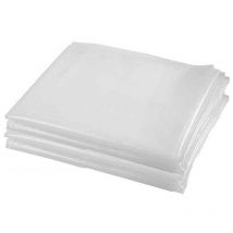 Cyslmuk - 2 x 10m Heavy Duty Polyethylene Sheet, Extra Thick Clear Garden Grow Polytunnel Cover Horticultural Polyethylene Membrane for Gardening