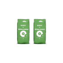 2 X Biobizz Worm Humus Vermicast Concime Organico Biologico 40 Lt
