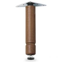 Ferramenta1.com - 2 x bl pieds en bois pour armoire 150 mm walnut 4 pcs