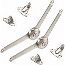 2 x Compas d'Abattants réglable 75-105°