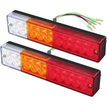 2 X Feux Arrière Led Feu Arrière Clignotant 40 Led Feu Arrière Universel 12 V 24 V Pour Camion Remorque Caravane Uv Bateau Camping-car Fdc