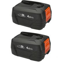 2 x Flymo Power For All Battery 18V 4.0Ah FLY105 531382701 Bosch