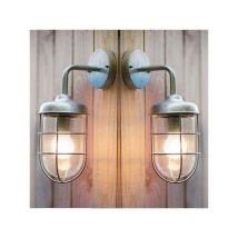 Garden Trading - 2 x St Ives Harbour Nautical Mains Garden Wall Light Fishermans