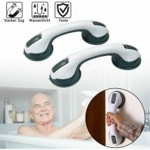 2 x poignée de bain poignée de douche barre d'appui de bain poignée d'aspiration ventouse salle de bain