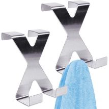 Two stainless steel double door hooks easy installation 55122131 55122131 55122131 55122131 55122131