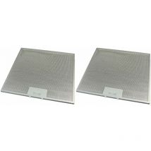 2 x Universal Cooker Hood Metal Grease Filter 320mm x 320mm