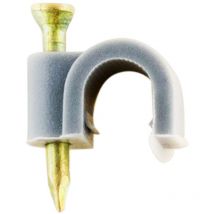 Lot de 20 crochets fixation Ø6mm - Gris Zenitech