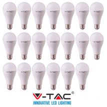 20 led V-tac Bulb E27 8.5W warm light bulbs