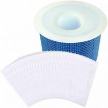 20 Chaussettes de Skimmer de Piscine, Filtres Élastiques, Filet D'écumoire, Filtre Chaussette Skimmer Piscine pour Panier Piscine, Pool Skimmer Socks