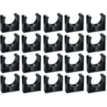 20 clips de fixation tube de 20 Plasson