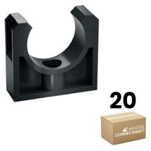 20 clips de fixation tube de 32 Plasson