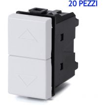 Interruttore Tapparella Serie Bticino Matix Compatibile 20 Pezzi