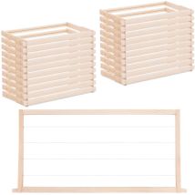 20 Langstroth Rähmchen Bienen Rähmchen Kiefer Edelstahlverdrahtung Höhe 232mm